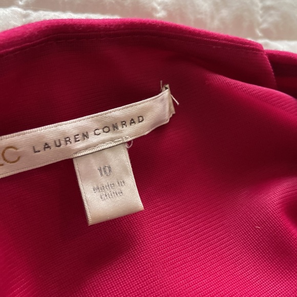 Lauren Conrad adorable bow front midi- size 10 - Picture 6 of 6